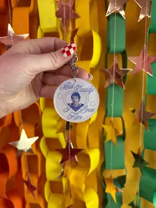 Heated Rivalry Large Acrylic Bag Charm Keychain