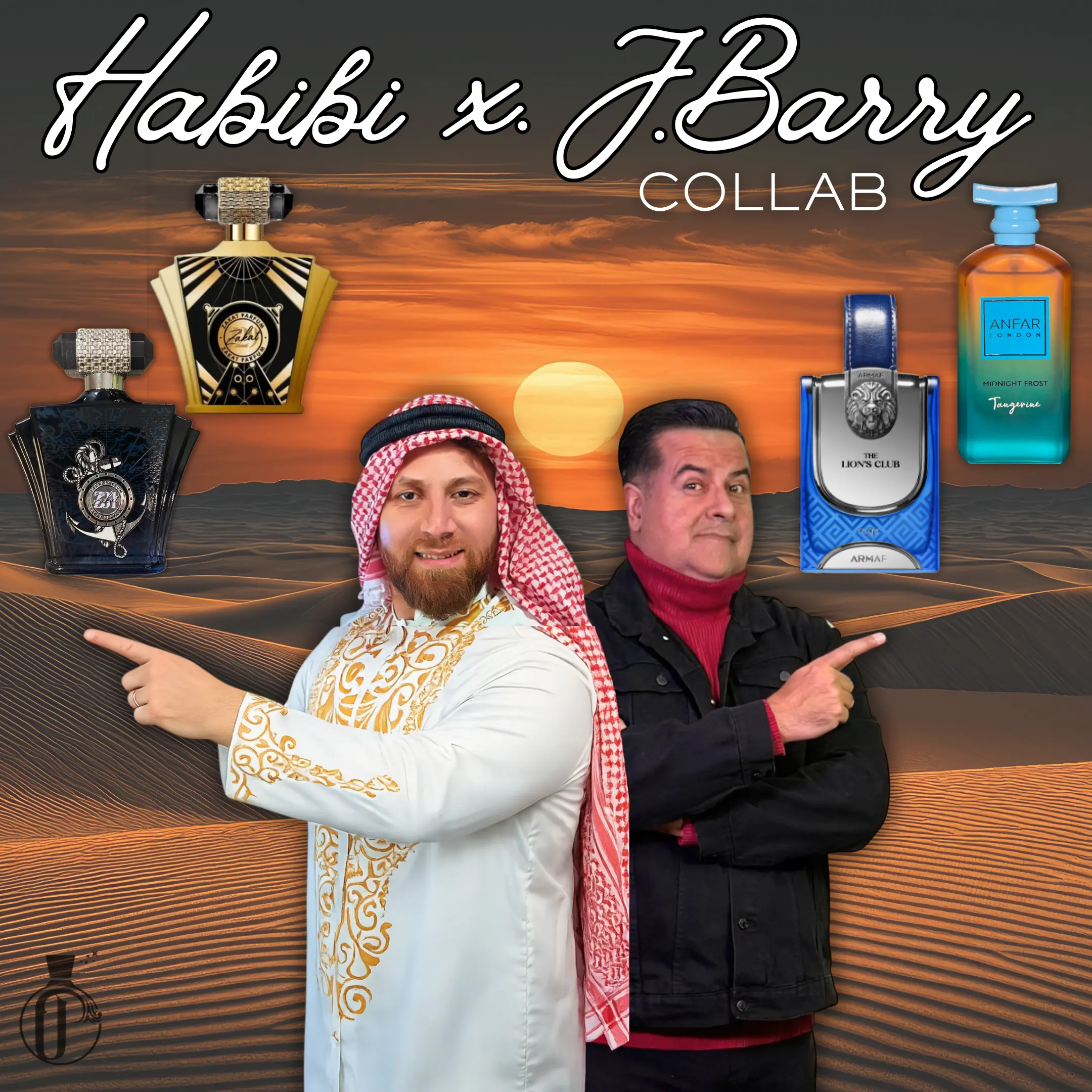 Habibi x J. Barry Bundle | Unisex Eau De Parfum (EDP) Multi-Pack - Z29, Z31, The Lions Club Rugir, Tangerine, 100 ML, Alcohol Base, Citrus-Fresh Floral & Spicy Notes