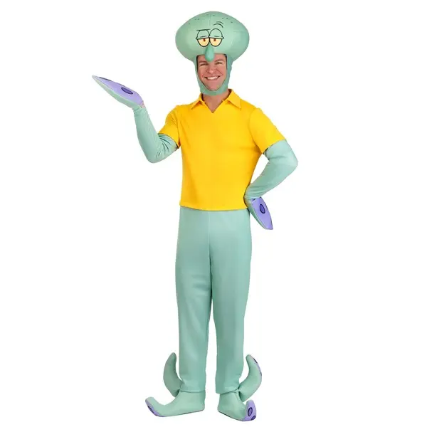 Men's Deluxe Squidward Costume Men's Deluxe Squidward Costume