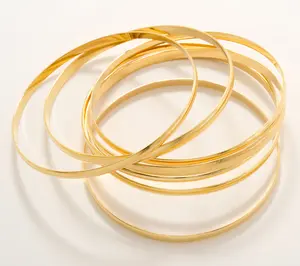David Markstein Premiere Bronze Set of 7 Luxe Slip on Bangles