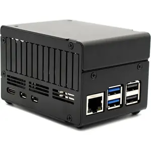 Case for Raspberry Pi 5 with Space for Hats, Add- Boards, Cooler, and NVMe Hats