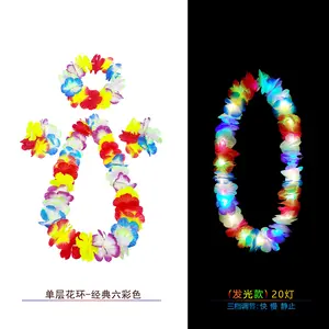 Hawaiian Garland Colorful Hula Garland Decoration Props Annual Meeting Nightclub Commendation Event Performance Supplies