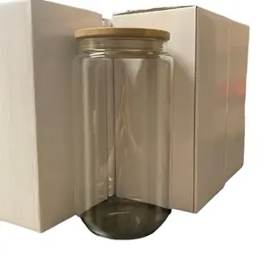 CLEAR 16 oz glass cup