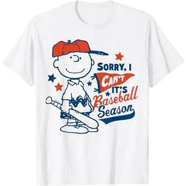 Peanuts - Charlie Brown Baseball Season T-Shirt