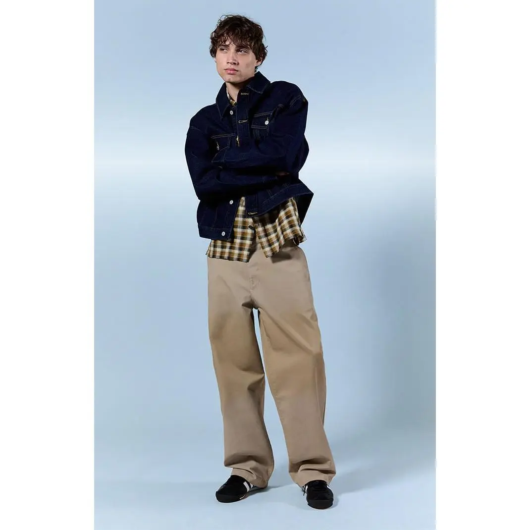 Pacsun Men's Chino Pants Baggy Khaki Pigment Pacsun Men's Chino Pants Baggy Khaki Pigment