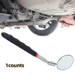 Universal Folding Inspection Mirror for Vehicle Underbody Checking, Adjustable Length, Essential Tool for Mechanics & Car Owners, Automotive Repair Tools, Automotive Maintenance Tools
