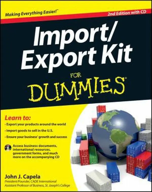 USED Book - Import/ Export Kit for Dummies by John J. Capela (Paperback) - english
