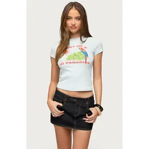 Edikted Women's Meet Me In Paradise T-Shirt