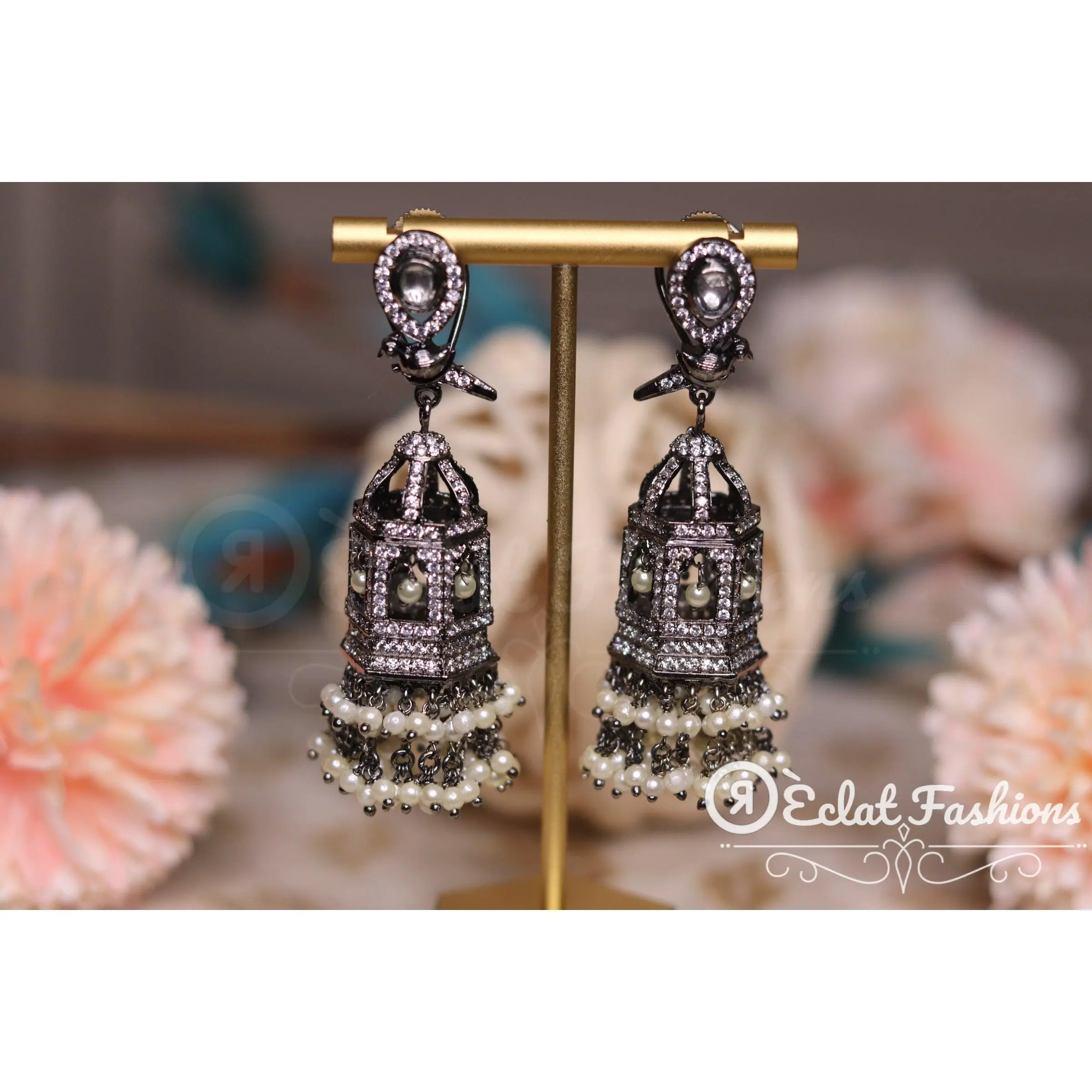 Bird Cage Victorian Earrings