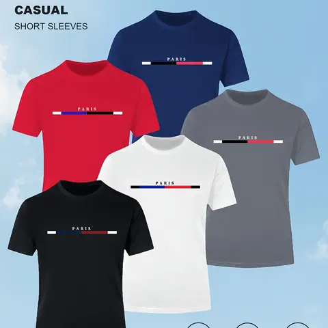 Men's Casual Sport Short Sleeve Set, Sports Clothes, Running, Gym, Training Wear, Fashion Striped Design, Sporty Style, Soft Breathable Quick-Dry Fabric
