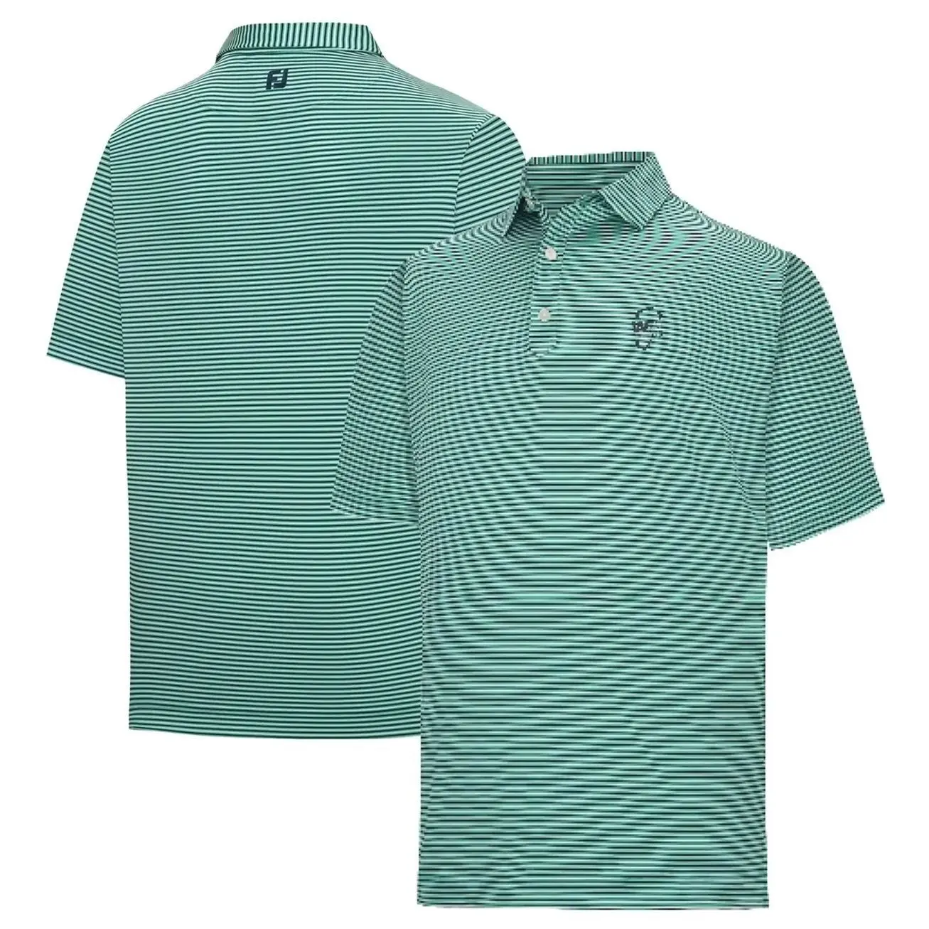 WM Phoenix Open FootJoy Stripe Lisle ProDry Polo - Green YGW