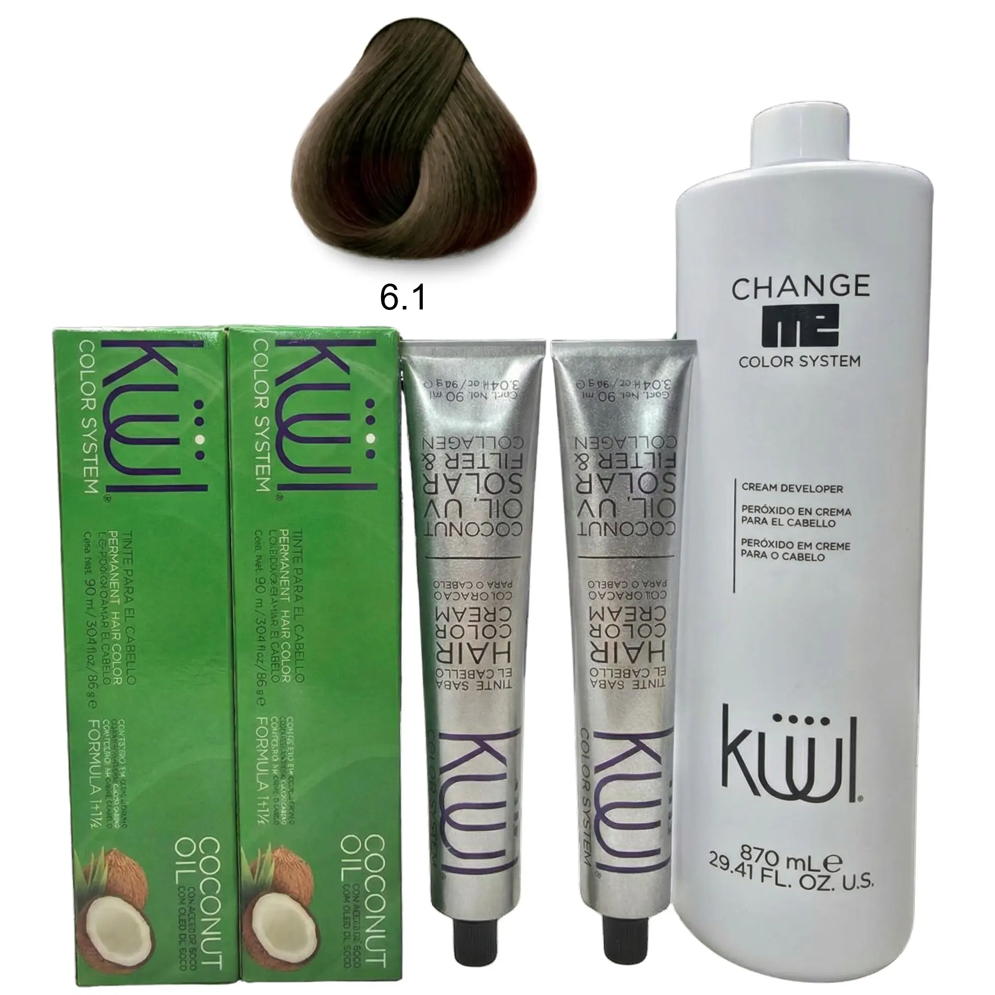 6.1 DARK ASH BLONDE/RUBIO OSCURO CENIZO