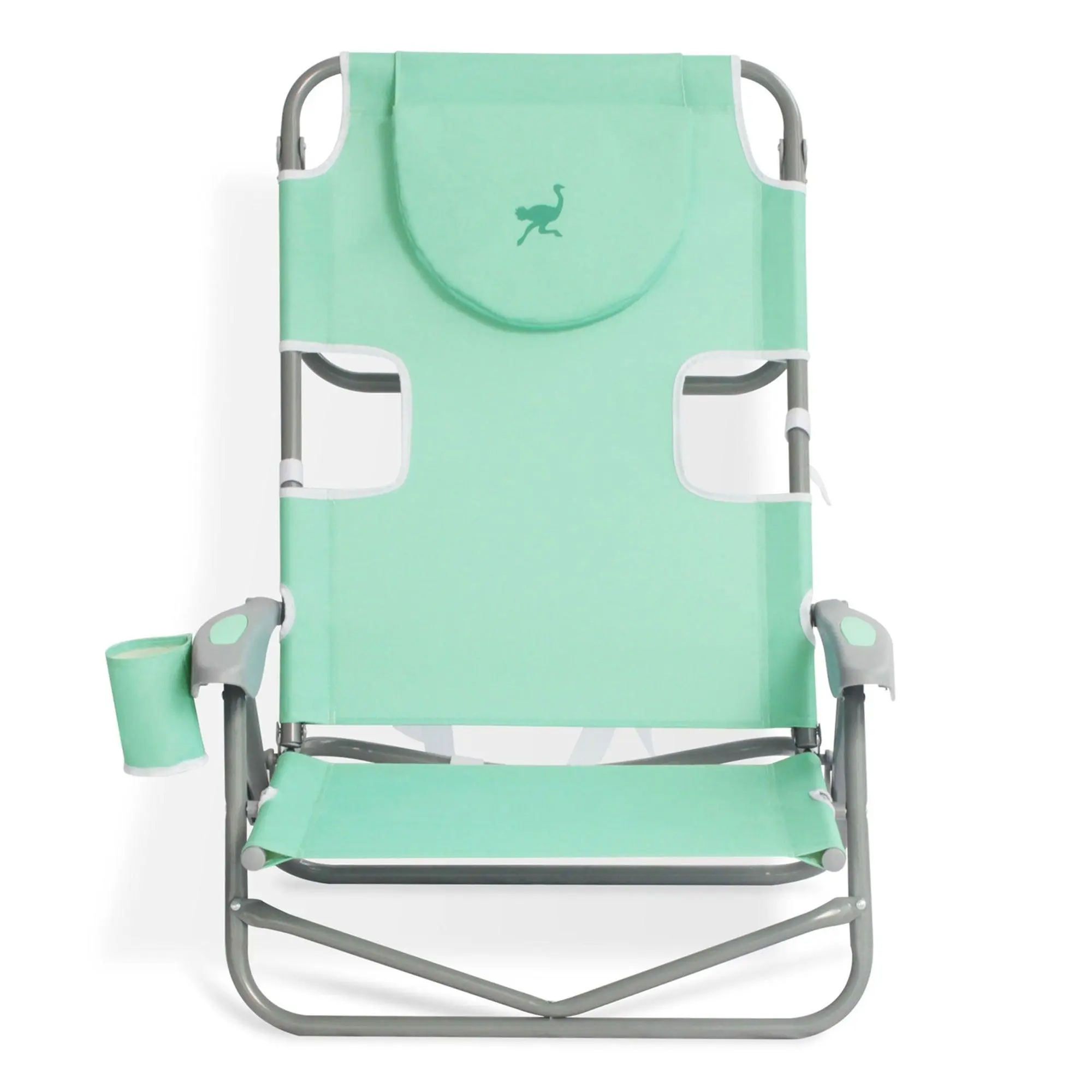 Ostrich On Your Back Folding Reclining Outdoor Beach Camping Lawn Chair