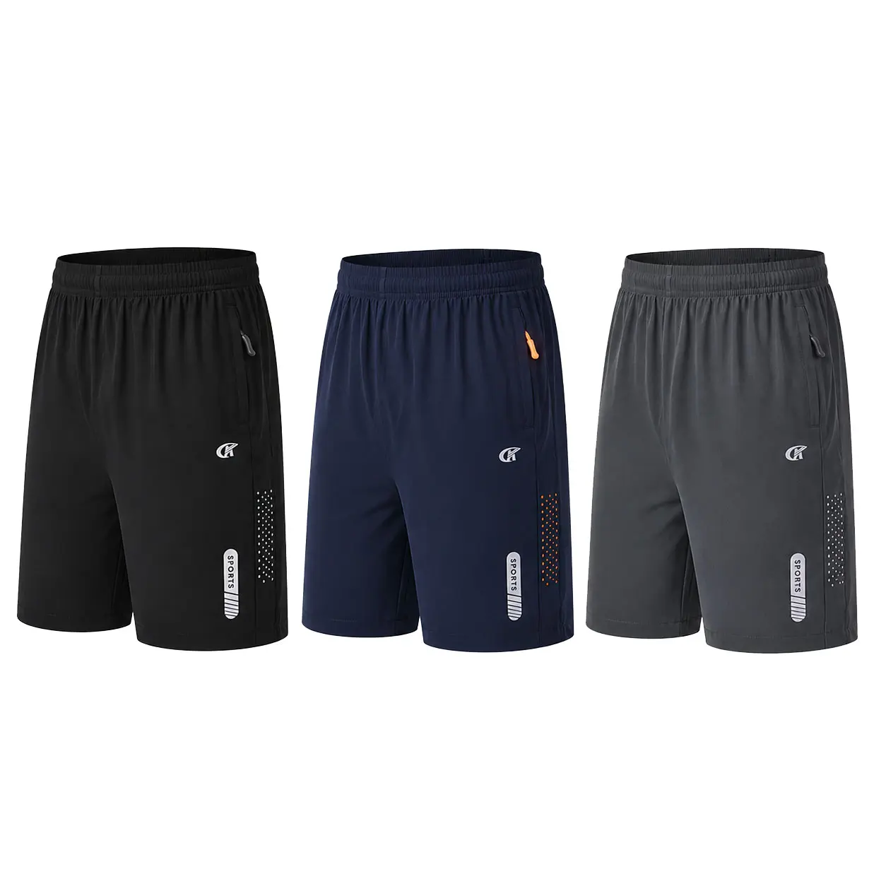 YUYANGDPB Men's 3-Pack Quick Dry Running Shorts – Lightweight Breathable Active Shorts with Pockets, Sun Protection