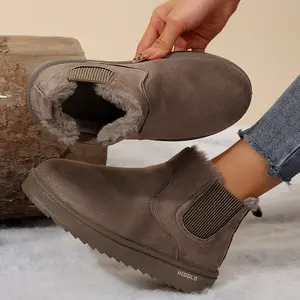 Warm & Comfortable Women’s Bohemia Snow Boots with Braided Detail Plush Lining‌ Indoor Outdoor Shoes Winter Footwear
