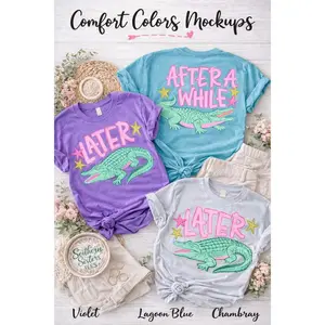 Later Gator Alligator Graphic Tee, Summer Vibes Shirt