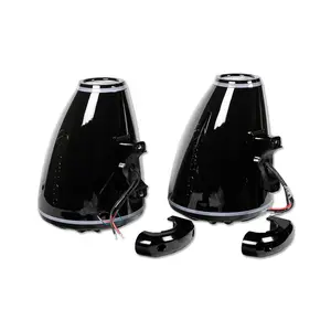Nemesis Audio WAKE-8 8″ Marine Tower Speakers 500W RMS w/ RGB Lighting & Horn Loaded Drivers
