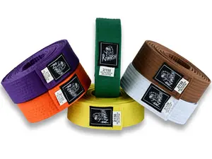 Revansh Sports Karate Belts 21150 - Poly-cotton for Karate Taekwondo Judo Aikido - Durable & Versatile Martial Arts Belts