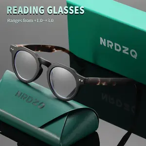 NRDZQ Vintage Tortoiseshell Blue Light Blocking Reading Glasses (100-300 Degree), Unisex, Multiple Colors, Computer & Daily Use, Gift Box Included, Must Have Glasses, Reading Eyewear