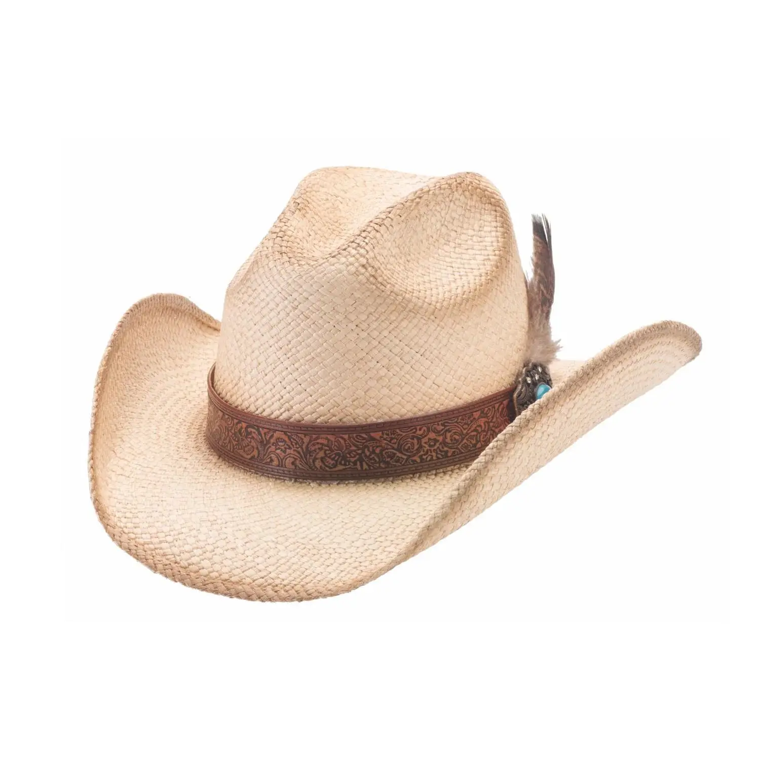 Bullhide Moonshine Natural Genuine Panama Straw Western Cowgirl Hat 5084