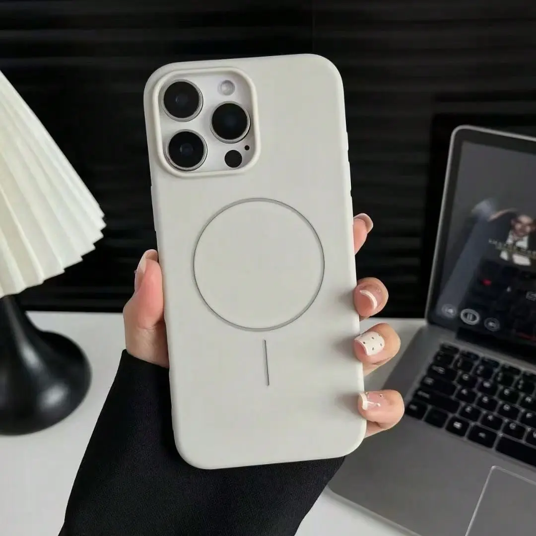 1 pcs Phone Case - Premium Magnetic Phone Case, for Iphone 17/16/15/14/13/12/11/Pro/Max/Plus/Mini/17Air, with Durable Protective shockproof Design.Supports Wireless Charging, Making It a Great Gift for Friends Or Partners.