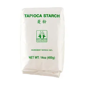Three Deer Brand Thai Tapioca Flour 400g - Perfect for Making Boba Pearls & Taro Balls