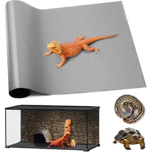 Bearded Dragon Mat 1Pack 18x36, Reptile Tank Accessories, Terrarium Liner Bedding, Non-Adhesive Reptile Substrate Mat for Bearded Dragon, Leopard Gecko, Lizard, Tortoise, Iguana Tank