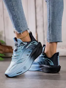 Women's Mesh Sport Casual Shoes, Lightweight Athletic Sneakers, Patchwork Design Sneakers, Shock Absorption Breathable Anti-Slip, Durable PU Upper, Lightweight Comfortable, All Seasons, Sportive Patchwork Sneakers