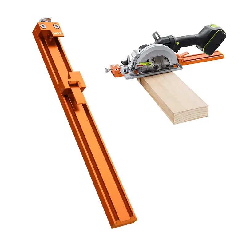 IMBOT Upgraded Aluminum Alloy Metal Adjustable Cutting Machine Base Guideway Circular Saw Guideway Extended Guideway Electric Cir Hardware Tool Compatibility Clamping