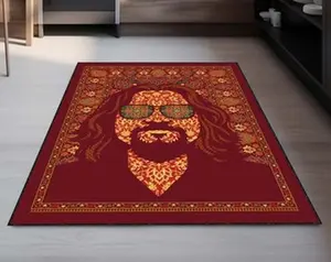 Dude Rug, The Big Lebowski Rug, Bowling Pin Rug, Dude Pattern Rug, Living Room Rug, Area Rug, Non Slip Rug, Custom Rug, Movie Decor Rug