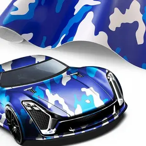 Camouflage Pattern Car Sticker, Car Body Decal Sticker, Self Adhesive Car Wrapping Film, Sticker for Cars, Car Decals, Car Exterior Decoration Accessories, Vehicle Exterior Decoration for Car Bike Motorcycle