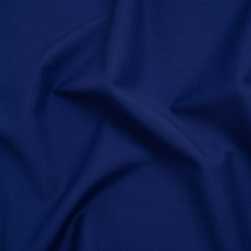 Summer Weight Wool Suiting by Alexander McQueen - Cobalt Blue - Designer Deadstock