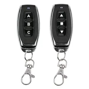 Universal 433mhz Wireless Clone Switch, 3-Button Gate Garage Door Control, Lithium Button Cell Battery, Abs Enclosure Material