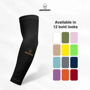 ARMORAY Arm Sleeves for Men & Women - Tattoo Cover Up - Cooling Sports Sleeve for Basketball Golf Football - Compression Arm Sleeves for Enhanced Performance
