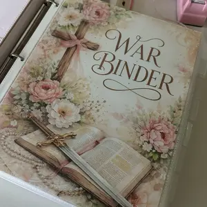 Christian War Binder - Prayer Journal & Bible Study Planner - Custom War Binder - Bible Study Tools