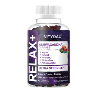 ULTRA STRENGTH Ashwagandha Gummies Dietary Supplement 3000mg per serving 60 Gummies Healthcare Natural Vitamin Fitness