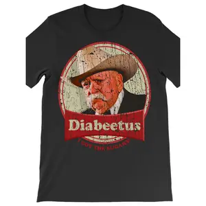 Summer t Shirts New Stylish Retro Style Diabeetus Print for Men Women Couple Fashion T-Shirt