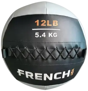 French Fitness Soft Medicine Wall Ball 12 lb (New)