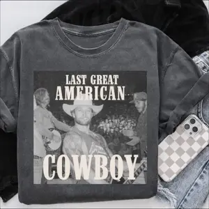 Last Great American Cowboy country concert tshirt concert outfit shirt cowgirl bachelorette cowboy Nashville rodeo graphic tee merch