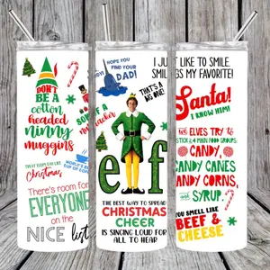 Omg its Santa! Tumbler - Perfect for your Hot Drinks - Bottle, Drinkware