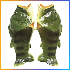2026 new Funny Slippers For Women Couple Shoes Family Shoes Parent-Child Sandals Large Size 32-46 Summer Beach Shoes Fish Slippers