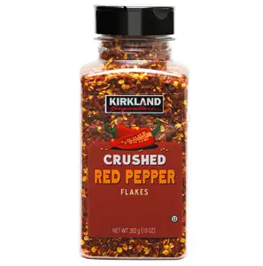 Kirkland Signature, Crushed Red Pepper Flakes, 10 oz Flavor Spice Kirkland Signature, Crushed Red Pepper Flakes, 10 oz Flavor Spice