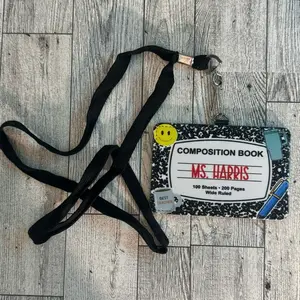 ID Badge Holder for Essential Workers Nurses Teachers and Health Professionals with Durable Lanyard and Secure Closure