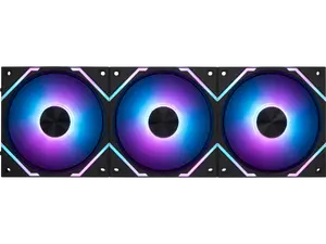 MSI MPG EZ120 ARGB-3B Fan - 120mm ARGB Fan, Patented Magnetic Connector Block, Daisy-Chain Connection, Fluid Dynamic Bearing + Extra nut Fixing, Fan hub, Mystic Light & Cooling Wizard Support, 3 Packs