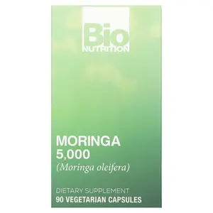 Bio Nutrition Moringa 5,000, 5,000 mg, 90 Vegetarian Capsules