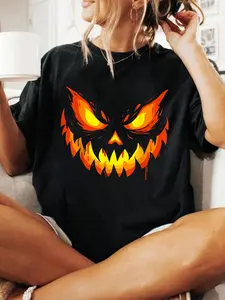 Bambi - Call Me Thumper T-Shirt  Print Round Neck Short Sleeve T-Shirt For Women Casual, Summer, Women Top Graphic Tees Women Tops