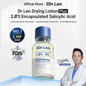 Dr.Leo Drying Lotion Plus | Pimple Treatment & Body Acne Treatment | Visibly Shrinks Pimples in 24 Hours & Helps Fade Acne Marks in 7 Days | With 1.8% Encapsulated Salicylic Acid, 4% Niacinamide & 10% Sulfur  (20ml)