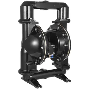 VEVOR Air-Operated Double Diaphragm Pump,  2 inch Inlet & Outlet, Aluminum Alloy Body, 75 GPM & Max 120PSI, Nitrile Diaphragm Transfer Pump for Petroleum, Diesel, Oil and Low Viscosity Fluids