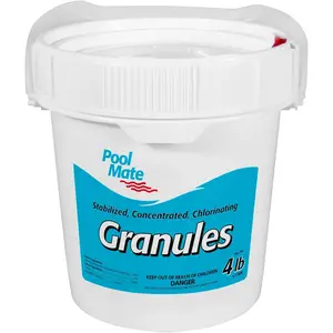 4-Pounds Pool Chlorine Granules, Concentrated Chlorinating Granules,