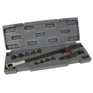 Lisle 11-Piece Quick-Lock Serpentine Belt Tool Kit with Ratcheting Head, Quick-Lock Tool Kits